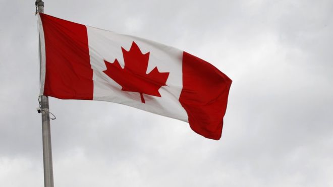 bandera de canadá