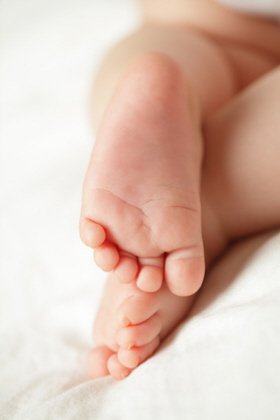 pies de bebé