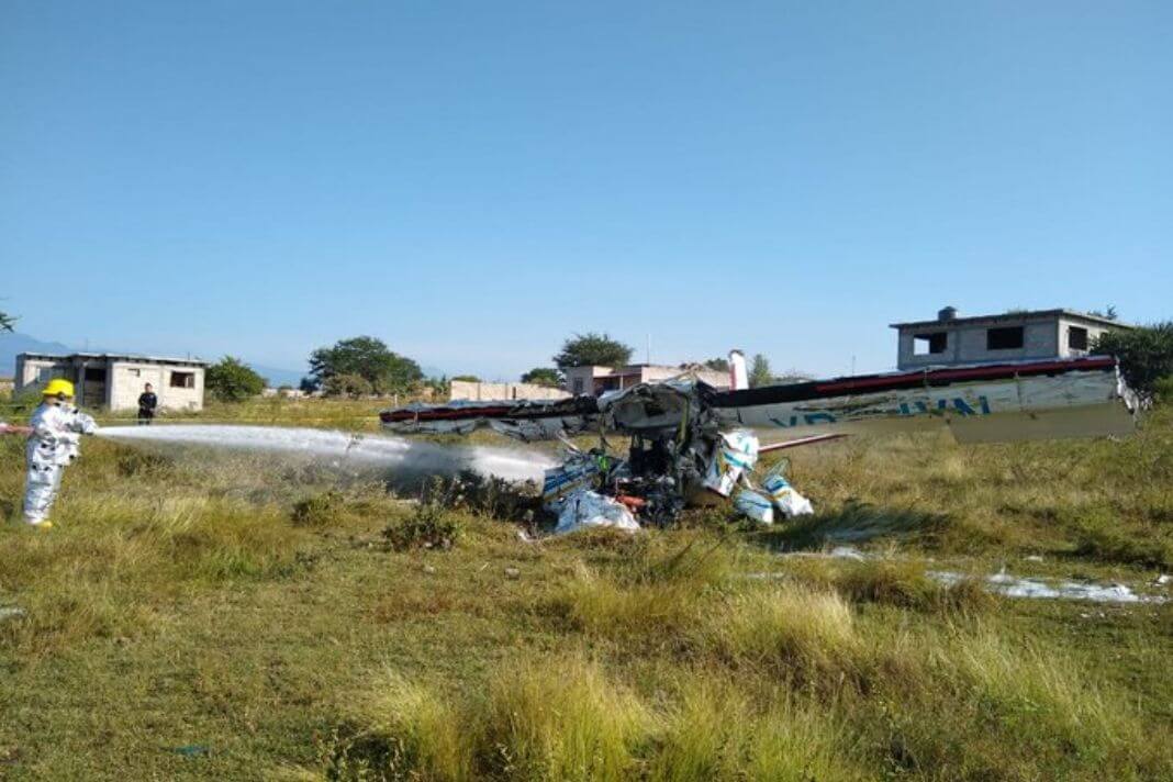 avioneta accidentada