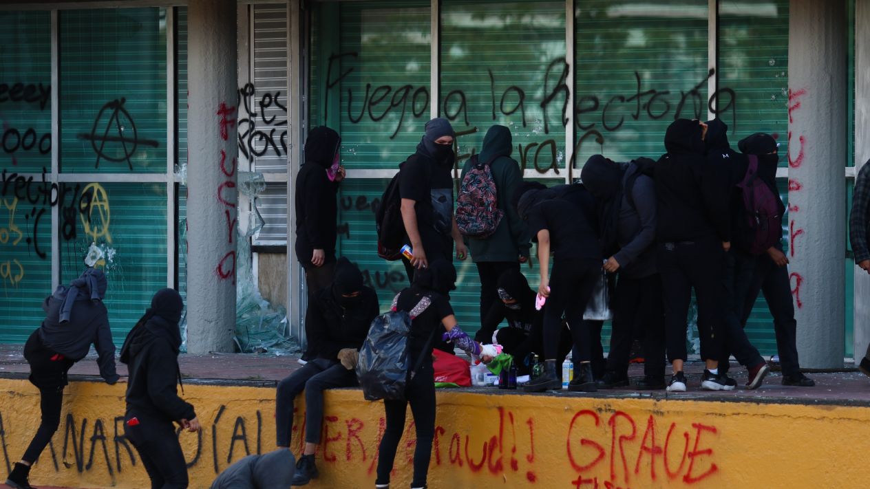 vandalismo unam