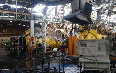 Explosión en fábrica de vidrio en Ecatepec deja un muerto y 14 heridos