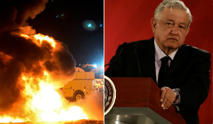 amlo y explosión