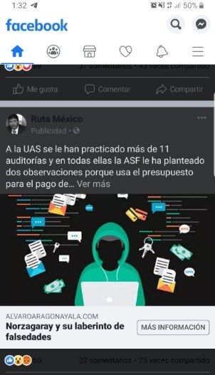 facebook modo oscuro