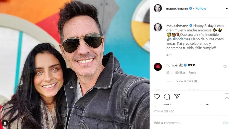 Mauricio Ochmann felicitó a Aislinn Derbez por su cumpleaños