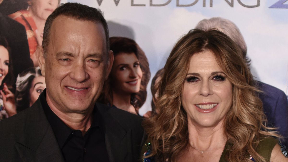 Tom Hanks y su esposa