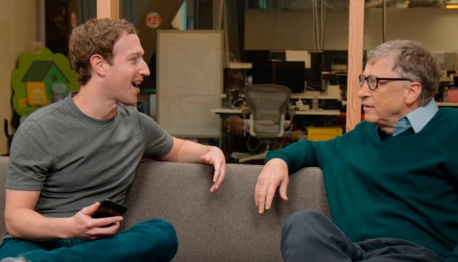 Bill Gates y Mark Zuckerberg