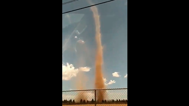 Captan otro tornado en Zapopan, Jalisco (VIDEO)