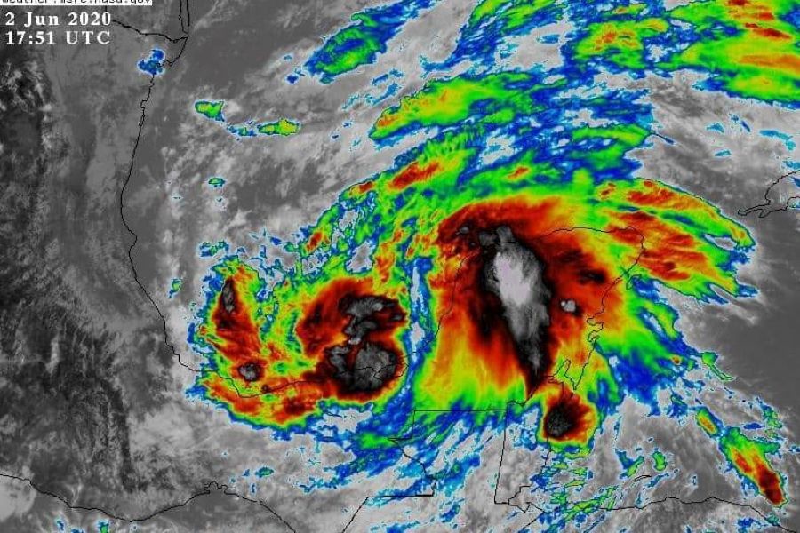 Se formó tormenta tropical ‘Cristóbal’ en el Golfo de México